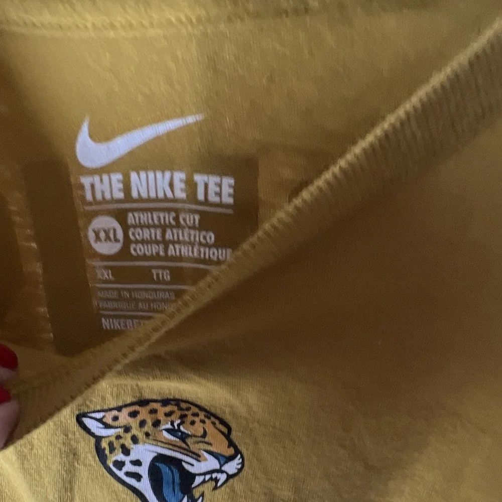 Nike NFL Jacksonville Jaguars Robinson #15 Gold Shirt Size 2XL